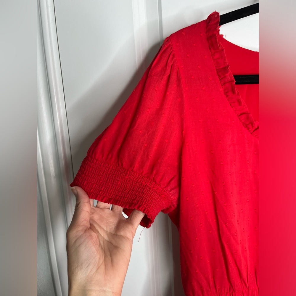 Alice + Olivia Red Mini Dress - Picture 9 of 16